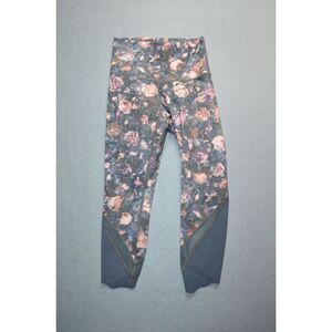Lululemon Leggings Womens 4 Wunder‎ Under Crop II Rose Special Edition Scallop